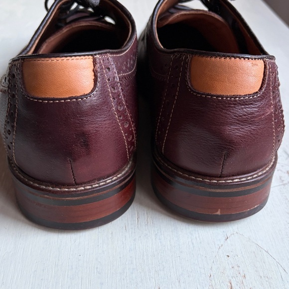Johnston & Murphy Dark Brown Leather Oxfords - Picture 3 of 7